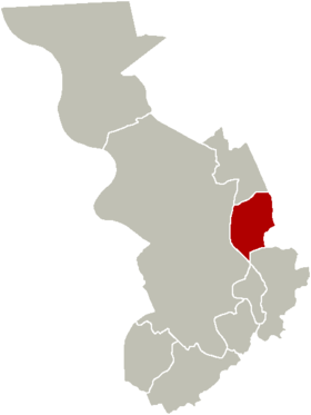Localisation de Merksem à Anvers