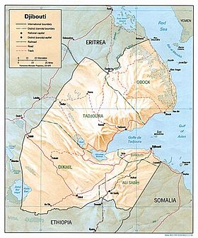 carte : Géographie de Djibouti
