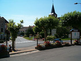 Place de l'église en 2005