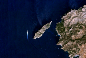 Image satellite de Dragonera.