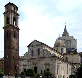 Extérieur de la Cathédrale Saint-Jean-Baptiste de Turin