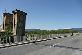 Photographie de la route N 543 : Le Pont de Cadenet