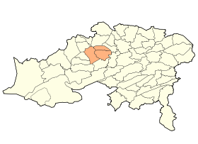 Localisation de la daïra dans la Wilaya de Batna