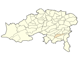 Dz - 05-26 Tighanimine - Wilaya de Batna map.svg