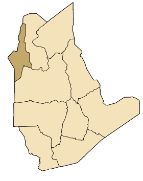 Dz - 11-03 In Ghar - Wilaya de Tamanrasset map.svg