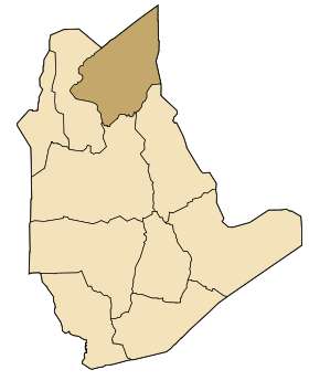 Dz - 11-10 Foggaret Ezzaouia - Wilaya de Tamanrasset map.svg