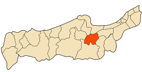 Dz - 42-12 - Hadjout - Wilaya de Tipaza map.svg