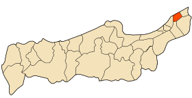 Dz - 42-25 - Fouka - Wilaya de Tipaza map.svg