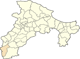 Dz - Boudjellil (Wilaya de Béjaïa) location map.svg