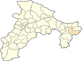 Dz - Darguina (Wilaya de Béjaïa) location map.svg