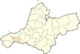 Dz - El Emir Abdelkader (wilaya de Aïn Témouchent) location map.svg