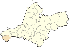 Dz - Sidi Ouriache (wilaya de Aïn Témouchent) location map.svg