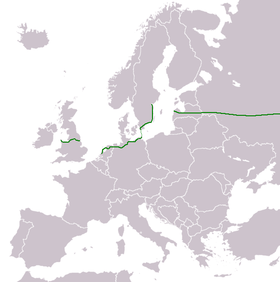 Itinéraire de la route européenne 22