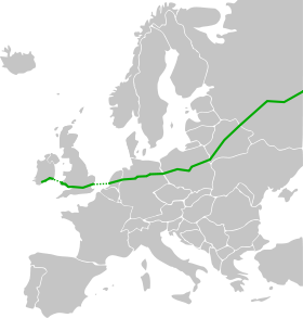 Itinéraire de la route européenne 30