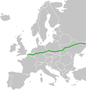 Itinéraire de la route européenne 40