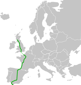 Itinéraire de la route européenne 5