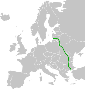 Itinéraire de la route européenne 85