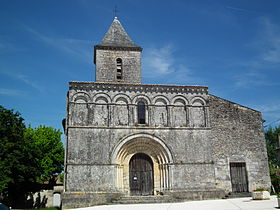 Façade de l'église Saint-Martin