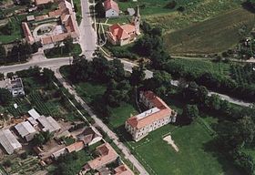 Photo aérienne du village