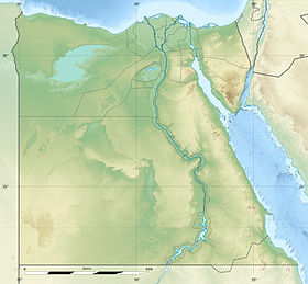 Situation sur carte Égypte