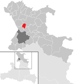 Localisation de Elixhausen
