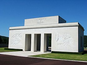 Le mémorial du cimetière militaire américain
