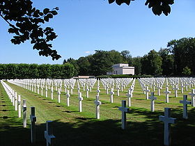 Tombes de soldats américains.