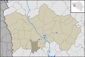 Localisation d'Ere au sein de Tournai