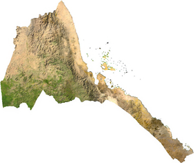 carte : Géographie de l'Érythrée
