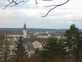 Vue de la ville depuis la colline