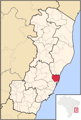 Localisation de Serra sur une carte