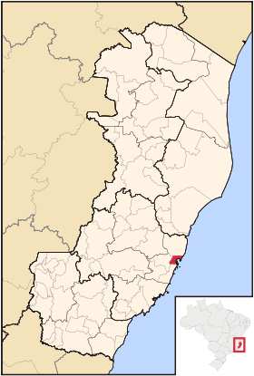 Localisation de Vitória sur une carte