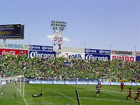 vue de l'ancien Estadio Corona