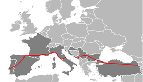 Itinéraire de la route européenne 80