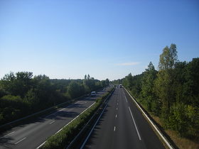 Photographie de la route A 61 : L'autoroute des Deux-Mers