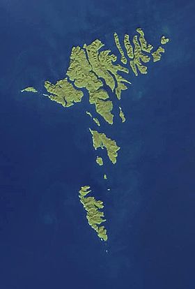 carte : Géographie des îles Féroé