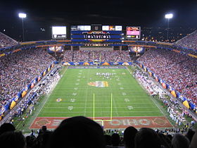 vue du stade lors du Fiesta Bowl 2006
