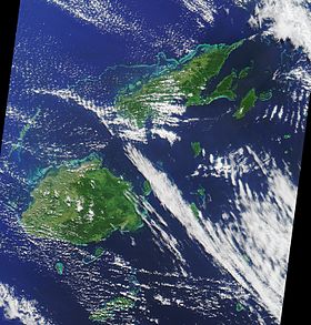 carte : Géographie des Fidji