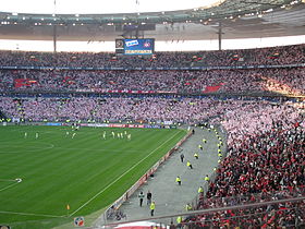 La finale entre l'OGCN et l'ASNL au Stade de France