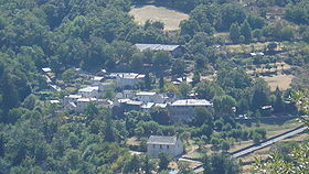 le village vu depuis le col de Malhaussette