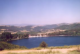 Vue générale du Lac-d'Issarlès.