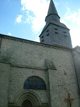 L'église de Chénérailles en 2008