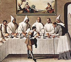 Image illustrative de l'article Saint Hugues au réfectoire des Chartreux