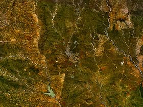 Image satellite de Francistown
