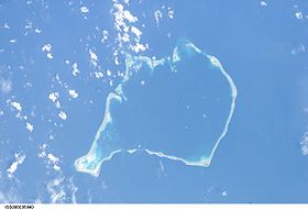 Image satellite de Funafuti.