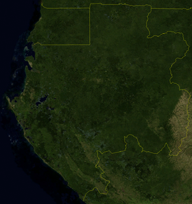 carte : Géographie du Gabon