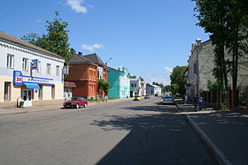 Gagarine : la rue Lénine.