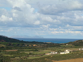 Vue de la Galite depuis le cap Serrat