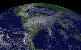 Tempête tropicale Gamma, le 18 novembre 2005 à 20:15 UTC