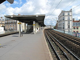 Gare de Colombes (vue vers le Nord)